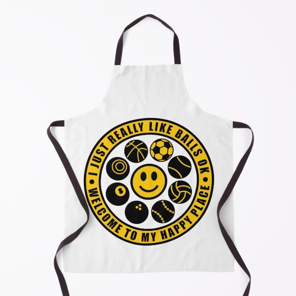 Item preview, I Just Really Like Balls Ok | Sports Fan designed and sold by GravitiTees.