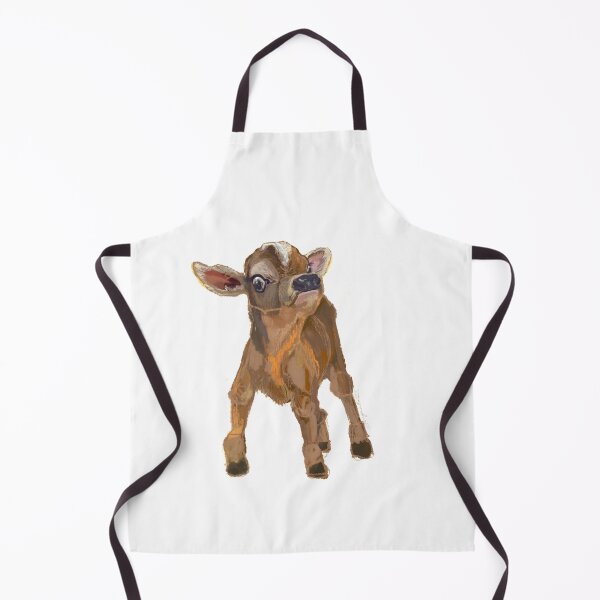 Item preview, Funny red calf designed and sold by orangerinka.