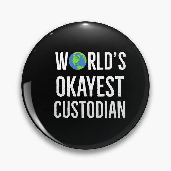 Item preview, Worlds Okayest Custodian designed and sold by AwesomeWorld1.