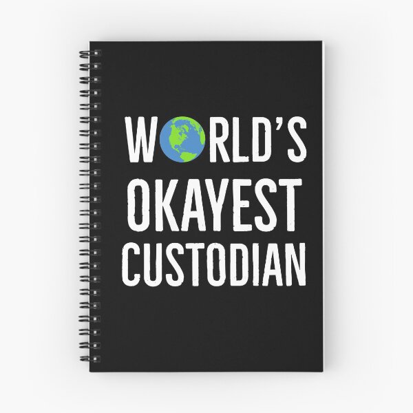 Item preview, Worlds Okayest Custodian designed and sold by AwesomeWorld1.