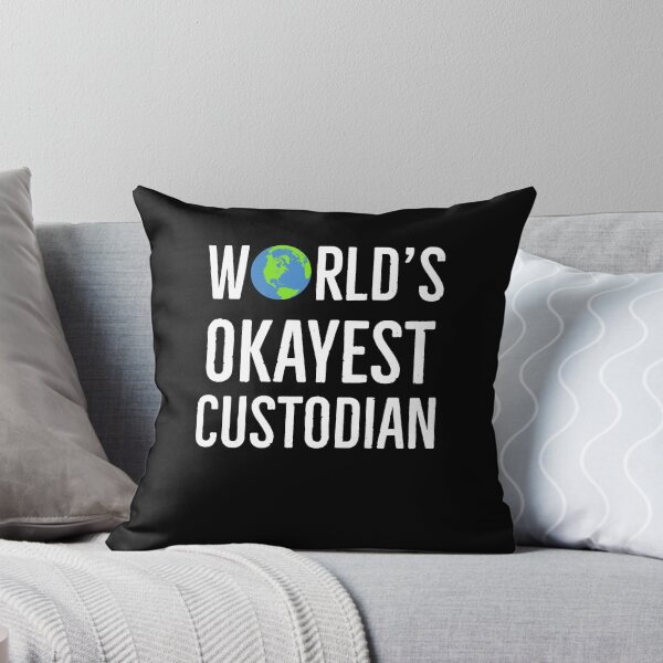 Item preview, Worlds Okayest Custodian designed and sold by AwesomeWorld1.