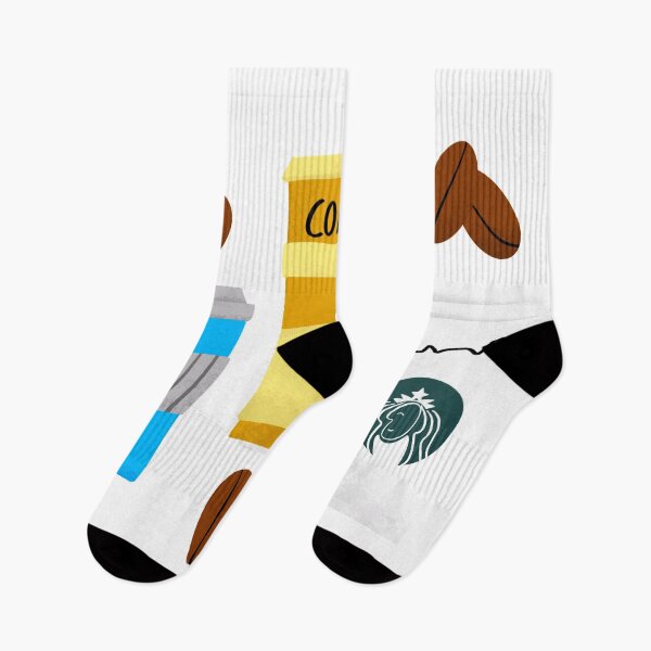 Item preview, flat illustration of coffee cups designed and sold by springybelly.