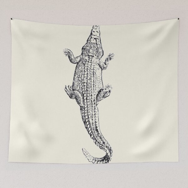 Item preview, Top view crocodile  designed and sold by shokA Design.
