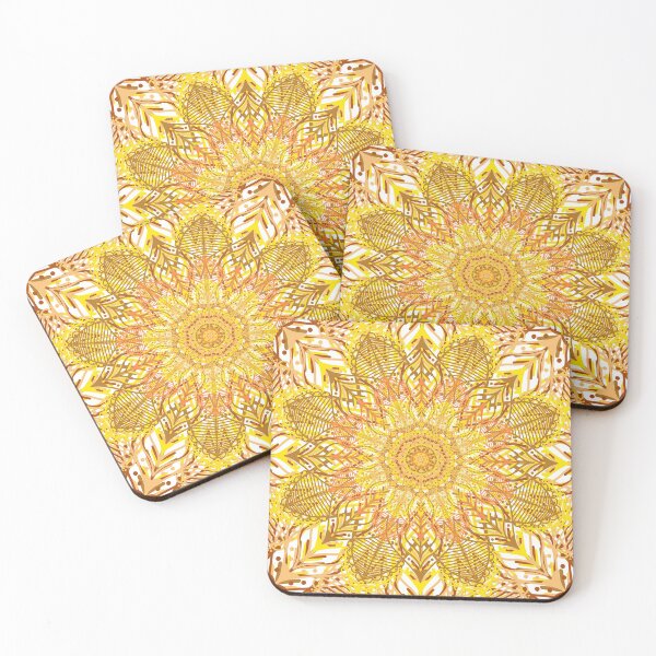 Item preview, Yellow Mandala designed and sold by ImpPrintsArt.