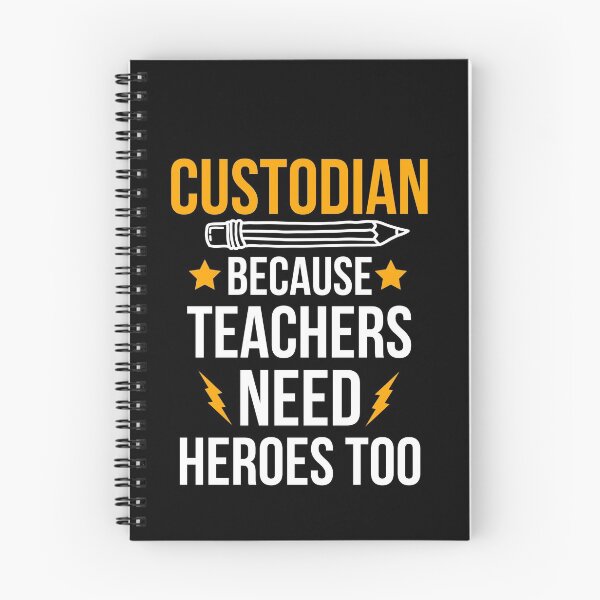 Item preview, Custodian Because Teachers Need Heroes Too designed and sold by AwesomeWorld1.