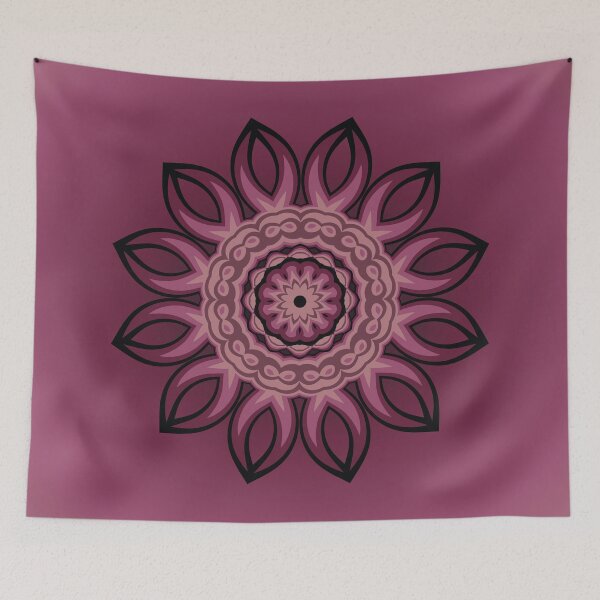 Item preview, Ornamental Purple Pattern Mandala  No.61 designed and sold by venella.