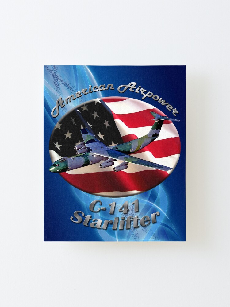 Alternate view of C-141 Starlifter American Airpower Mounted Print