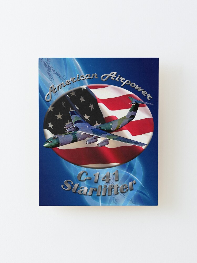 Alternate view of C-141 Starlifter American Airpower Mounted Print