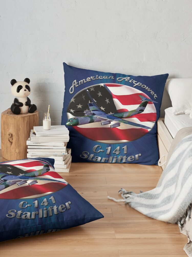 Alternate view of C-141 Starlifter American Airpower Floor Pillow