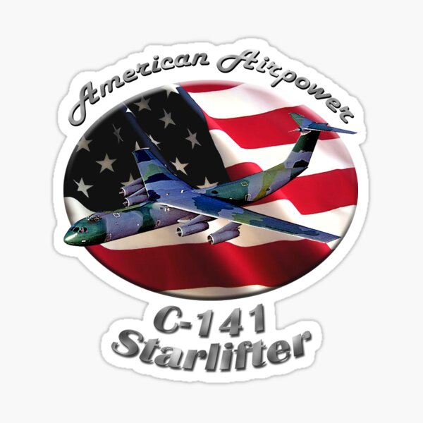 C-141 Starlifter American Airpower Sticker