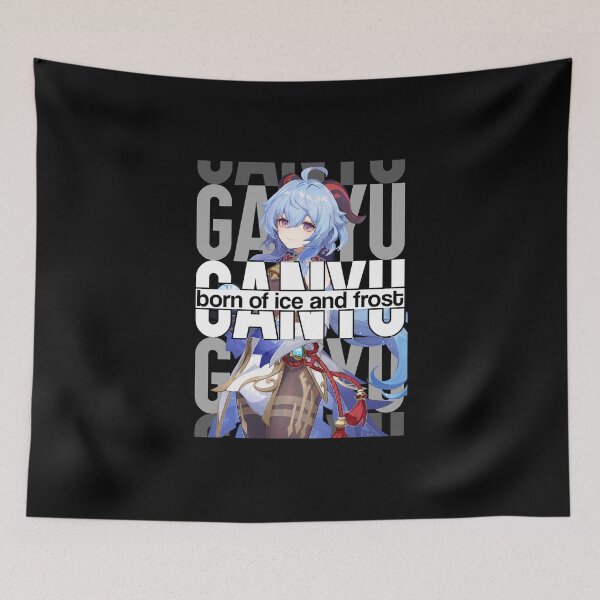 Item preview, GANYU: nacido del hielo y la escarcha Genshin Impact designed and sold by chris28zero.