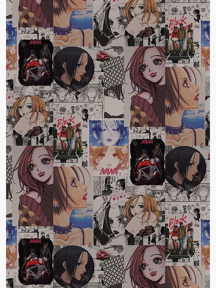 "nana anime collage design" Spiral Notebook for Sale by hanna0011