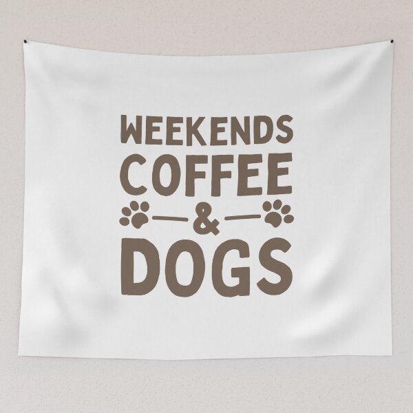 Item preview, Weekends Coffee & Dogs Shirt,Coffee and Dogs TShirt,Weekends Coffee Dogs Tees,Dog Lovers Gift,Dog Love Tee,Short-Sleeve Unisex T-Shirt designed and sold by Babe3955.