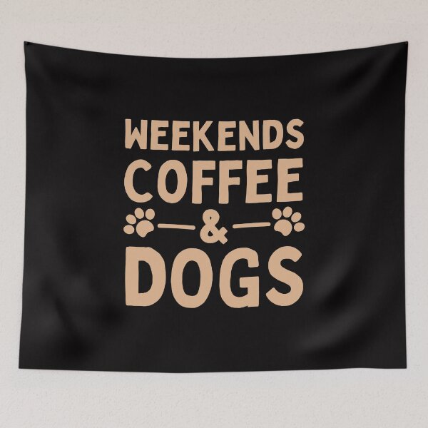 Item preview, Weekends Coffee & Dogs Shirt,Coffee and Dogs TShirt,Weekends Coffee Dogs Tees,Dog Lovers Gift,Dog Love Tee,Short-Sleeve Unisex T-Shirt designed and sold by Babe3955.
