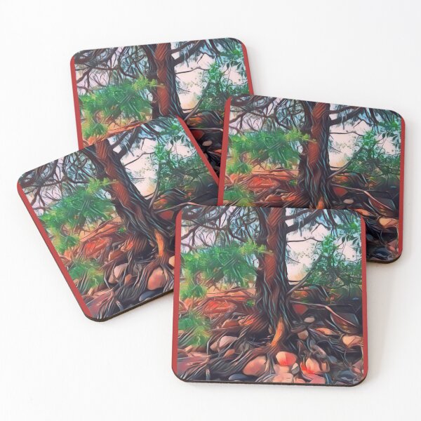Item preview,  Photograph of a tree root, then processed in color and digitally designed and sold by Pelikancrazy.