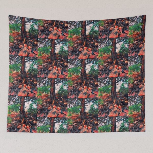 Item preview,  Photograph of a tree root, then processed in color and digitally designed and sold by Pelikancrazy.