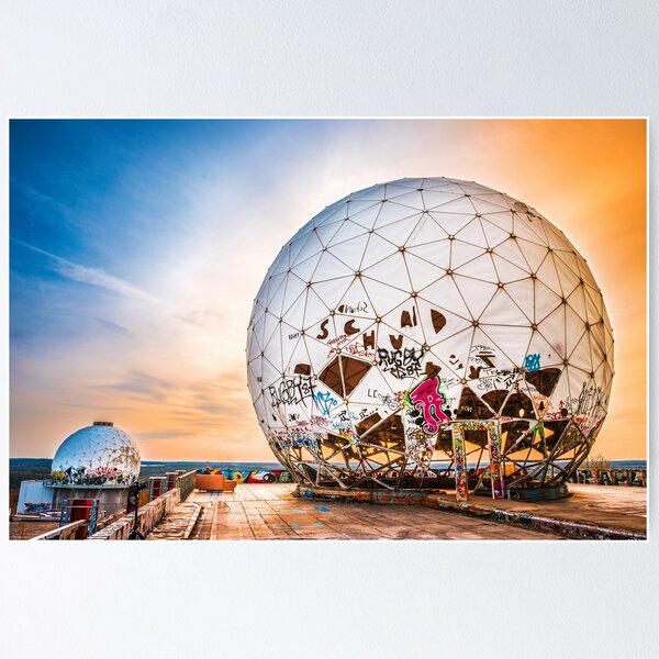 Postcards from Berlin #3 (Teufelsberg) Poster