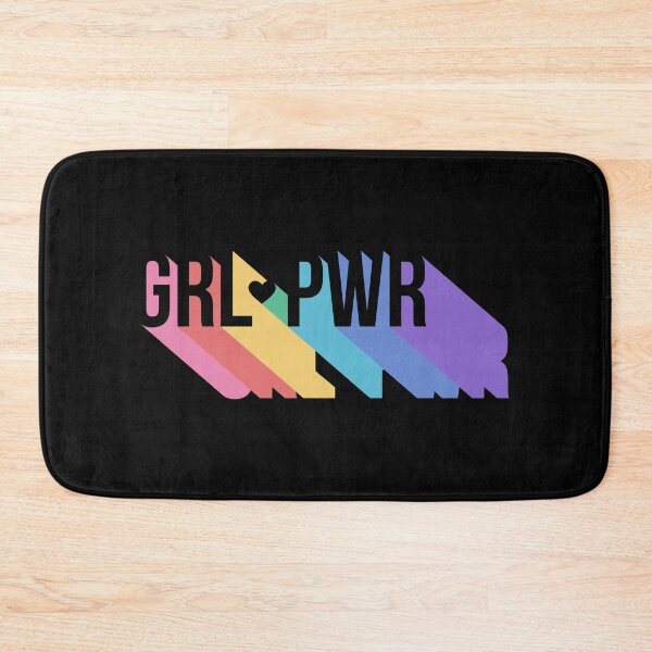 Item preview, GRL PWR, Girl Power, Rainbow Colors Shadow designed and sold by AwesomeProject.