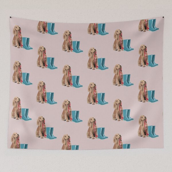 Item preview, Spaniel walkies  designed and sold by Leatextileart.