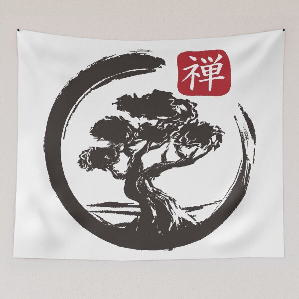 Item preview, Bonsai Tree - Zen Painting designed and sold by infleims.