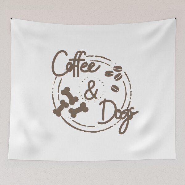 Item preview, Coffee & Dogs Shirt,Coffee and Dogs Tshirt,Coffee Dogs Tees,Dog Lovers Gift,Dog Love Tee,Gift for Dog Lover,Short-Sleeve Unisex T-Shirt. designed and sold by Babe3955.