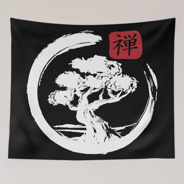 Item preview, Bonsai Tree - Zen Painting designed and sold by infleims.