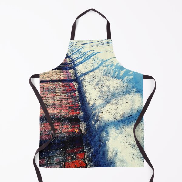 Item preview, Snow on the Edge of a Cobblestone Street in Attica, Indiana designed and sold by Mothe3rd.