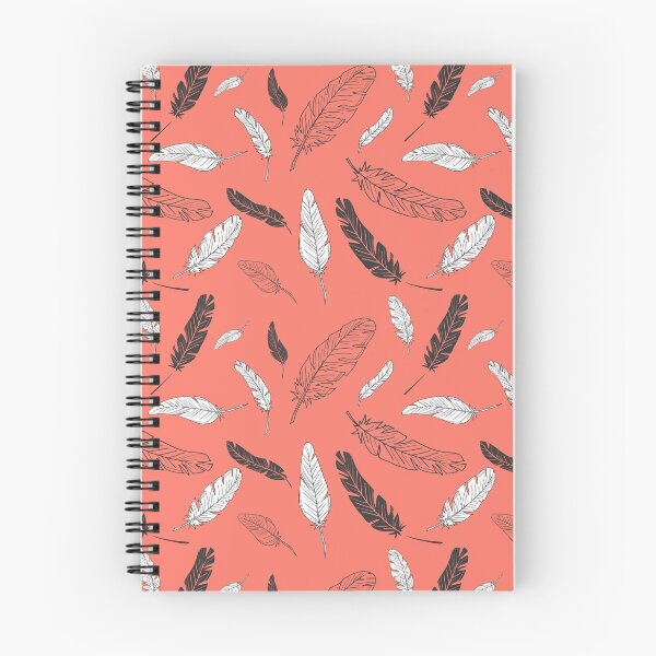 Item preview, Seamless vector background with different feathers. Orange background. designed and sold by Alina Ermokhina.