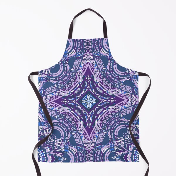 Item preview, Blue purple mandala designed and sold by ImpPrintsArt.