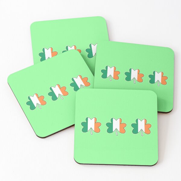 Item preview, Irish Flag Colour Shamrocks designed and sold by akaiawa.