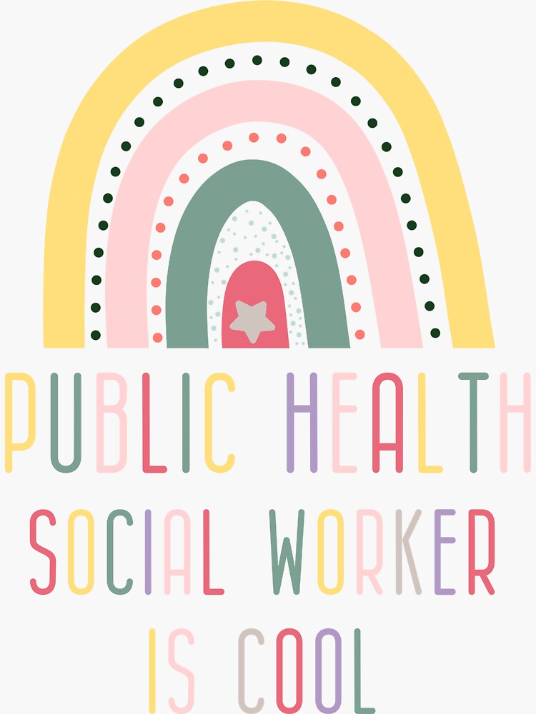 public-health-social-worker-is-cool-sticker-for-sale-by-nanathaishop