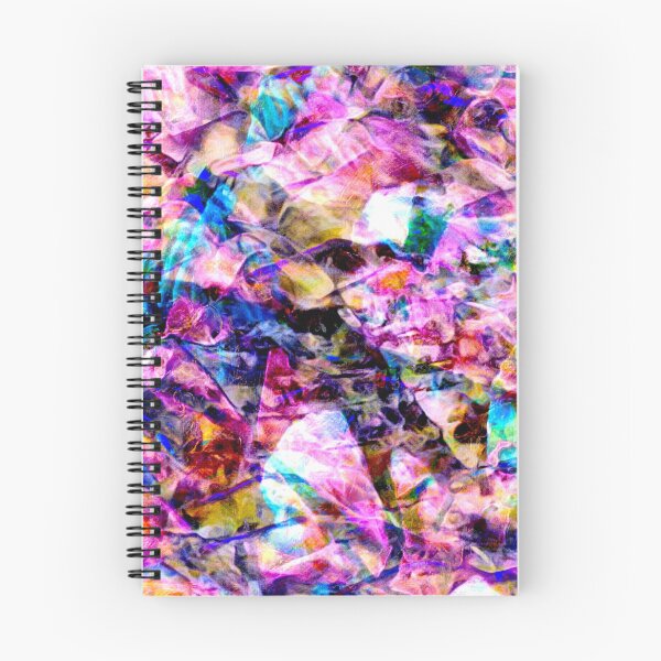 Item preview, Jewels - Abstract Digital Painting - Pink, Blue and Purple Crystal Pattern Art designed and sold by PiperArtDesign.