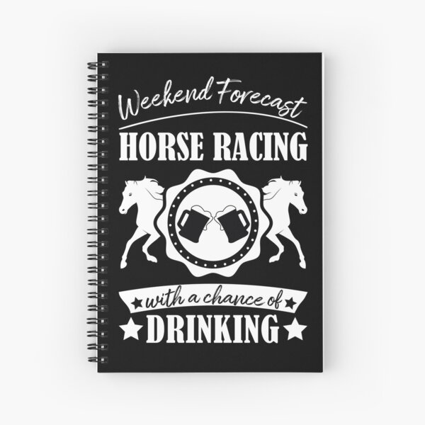 Aperçu de l'œuvre Prévisions de week-end de courses de chevaux avec une chance de boire créée et vendue par Life Shop.