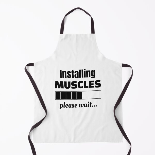 Item preview, Installing muscles please wait, Funny fitness, Workout, Exercise designed and sold by cyhdesign.