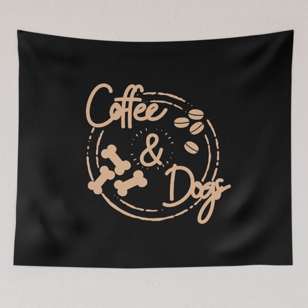 Item preview, Coffee & Dogs Shirt,Coffee and Dogs Tshirt,Coffee Dogs Tees,Dog Lovers Gift,Dog Love Tee,Gift for Dog Lover,Short-Sleeve Unisex T-Shirt. designed and sold by Babe3955.