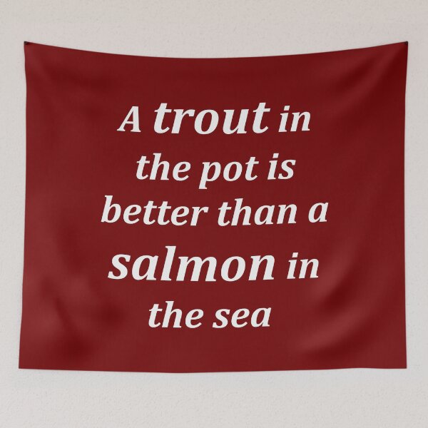 Item preview, a trout in the pot designed and sold by funniesttext.