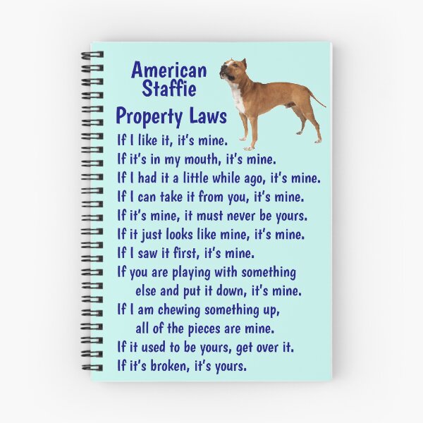 Item preview, American Staffie  - property laws  designed and sold by thepetcellar.