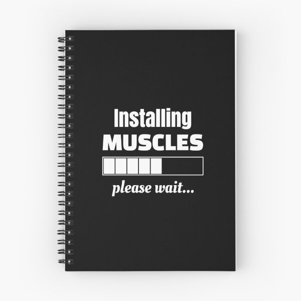 Item preview, Installing muscles please wait, Funny fitness, Workout, Exercise designed and sold by cyhdesign.