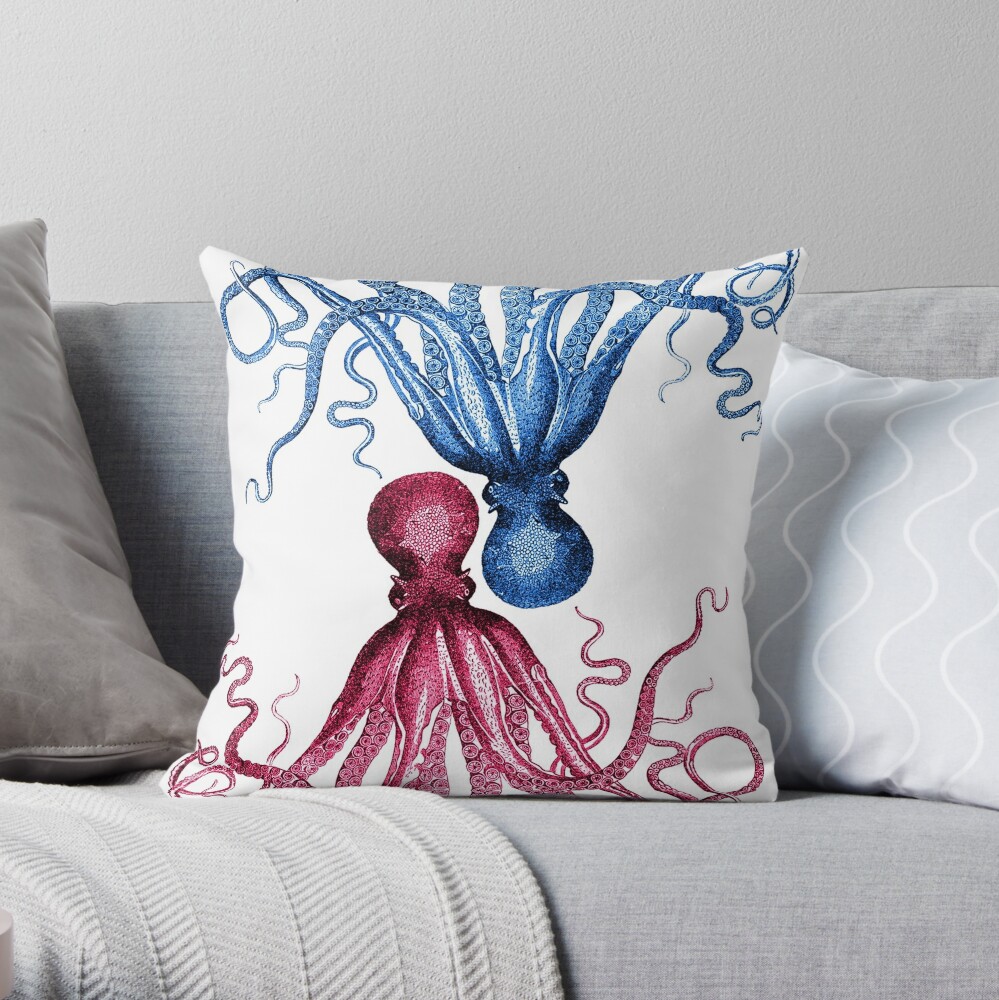 cuddly octopus pillow