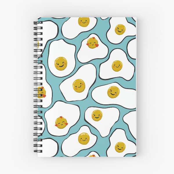 Item preview, Happy Sunny Side Up Fried Eggs On Blue designed and sold by ketrena.