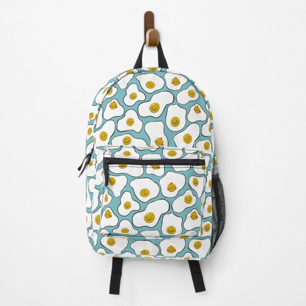 Item preview, Happy Sunny Side Up Fried Eggs On Blue designed and sold by ketrena.