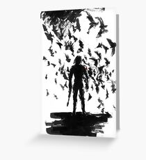 Red Star Greeting Card