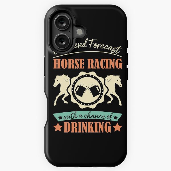 Aperçu de l'œuvre Prévisions de week-end de courses de chevaux avec une chance de boire créée et vendue par Life Shop.