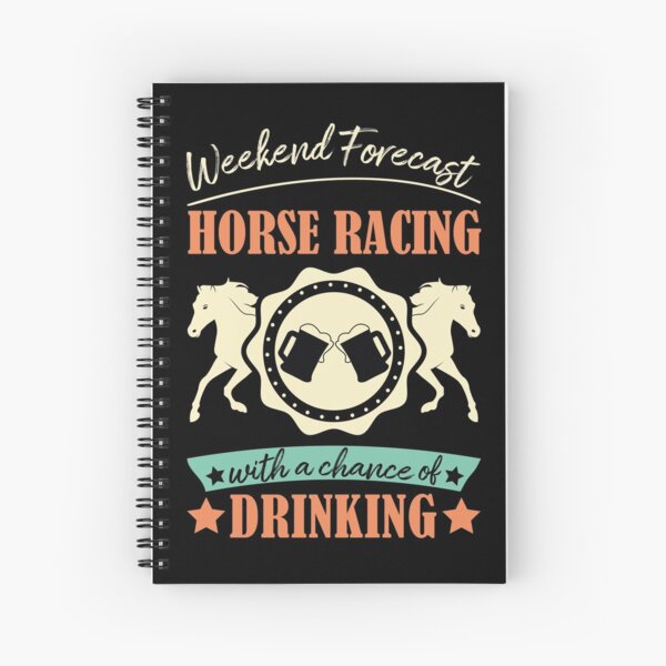 Aperçu de l'œuvre Prévisions de week-end de courses de chevaux avec une chance de boire créée et vendue par Life Shop.