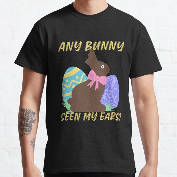 Funny Earless Chocolate Easter Bunny Classic T-Shirt