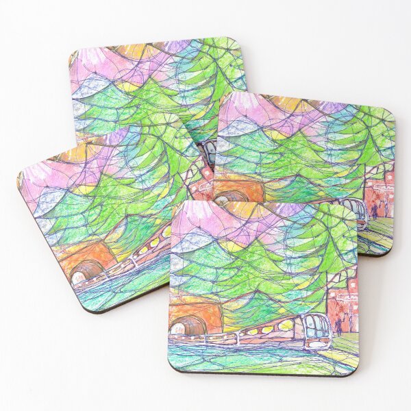 Item preview, Neuroart, Abstract train in the province designed and sold by VikitaSolomakha.