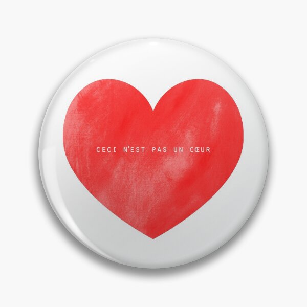 Item preview, Ceci n'est pas un coeur (This is not a heart) designed and sold by about:blank Shop.