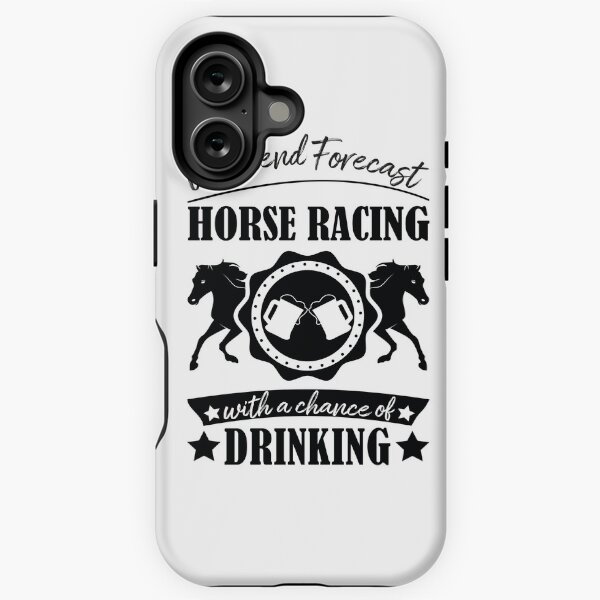 Aperçu de l'œuvre Prévisions de week-end de courses de chevaux avec une chance de boire créée et vendue par Life Shop.