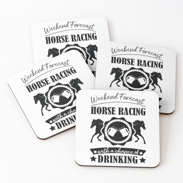 Item preview, Weekend Forecast Horse Racing With A Chance Of Drinking designed and sold by Life Shop.