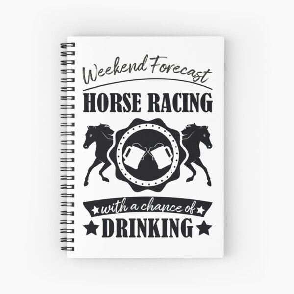 Aperçu de l'œuvre Prévisions de week-end de courses de chevaux avec une chance de boire créée et vendue par Life Shop.